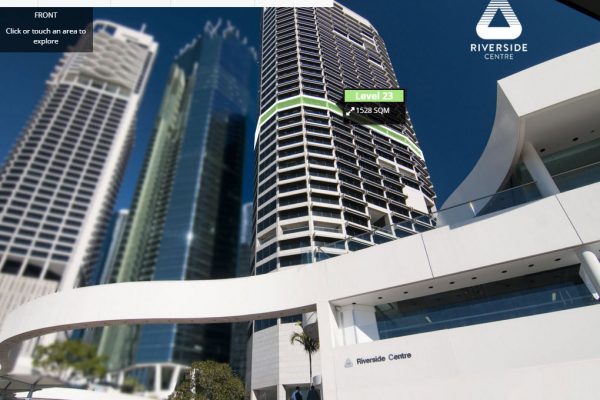Interactive commercial office building explorer by VizNavigator.com - Riverside Centre, Brisbane